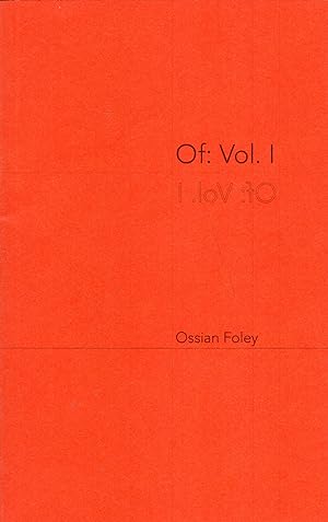 Imagen del vendedor de Of: Vol. I a la venta por A Cappella Books, Inc.