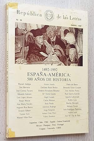 1492-1992 ESPAÑA AMÉRICA: 500 AÑOS DE HISTORIA (República de las Letras nº 25)