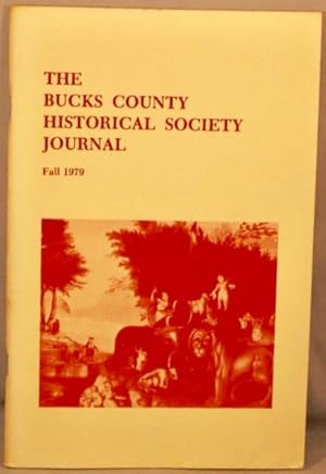 Imagen del vendedor de Bucks County Historical Society Journal, Fall 1979. a la venta por Bucks County Bookshop IOBA