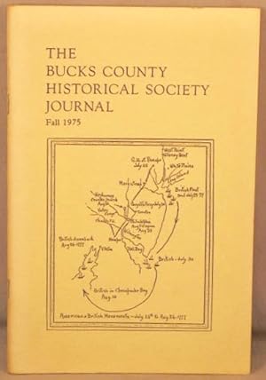 Imagen del vendedor de Bucks County Historical Society Journal, Fall 1975. a la venta por Bucks County Bookshop IOBA