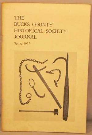 Seller image for Bucks County Historical Society Journal, Spring 1977. for sale by Bucks County Bookshop IOBA