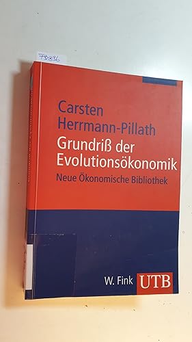 Bild des Verkufers fr Grundri der Evolutionskonomik zum Verkauf von Gebrauchtbcherlogistik  H.J. Lauterbach