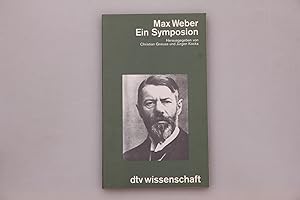 Imagen del vendedor de MAX WEBER. Ein Symposion a la venta por INFINIBU KG