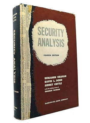 Seller image for SECURITY ANALYSIS for sale by Rare Book Cellar