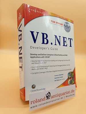 Bild des Verkufers fr VB.NET Developer's Guide, w. CD-ROM zum Verkauf von Roland Antiquariat UG haftungsbeschrnkt