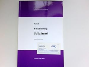 Imagen del vendedor de Schlaf, Schlafstrung, Schlafmittel : Wissenschaftlicher Dienst Roche. a la venta por Antiquariat Buchhandel Daniel Viertel