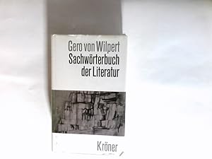 Bild des Verkufers fr Sachwrterbuch der Literatur. Krners Taschenausgabe ; Bd. 231 zum Verkauf von Antiquariat Buchhandel Daniel Viertel