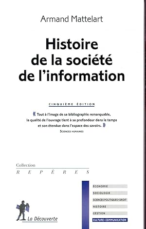 histoire de la société de l'information (5e édition)
