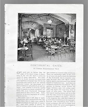 Imagen del vendedor de Continental Cafes a la venta por Legacy Books II
