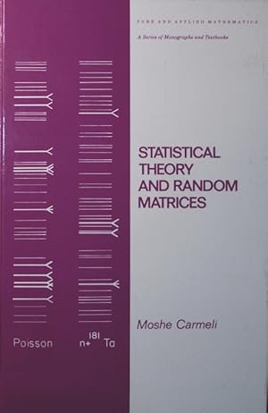 Immagine del venditore per Statistical theory and random matrices venduto da Antiquariat Bookfarm