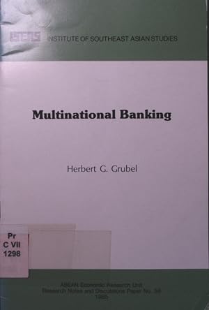 Bild des Verkufers fr Multinational banking zum Verkauf von Antiquariat Bookfarm