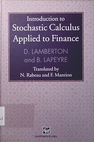 Imagen del vendedor de Introduction to stochastic calculus applied to finance a la venta por Antiquariat Bookfarm