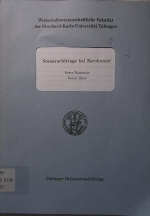 Seller image for Steuerarbitrage bei Zerobonds for sale by Antiquariat Bookfarm