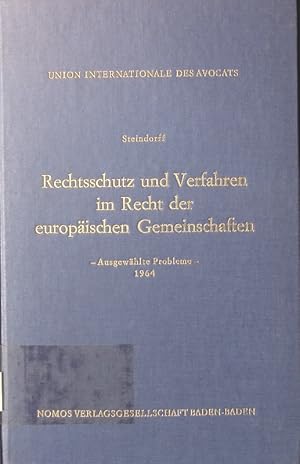 Bild des Verkufers fr Rechtsschutz und Verfahren im Recht der Europischen Gemeinschaften ausgewhlte Probleme 1964 zum Verkauf von Antiquariat Bookfarm