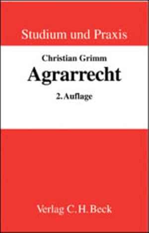 Seller image for Agrarrecht. Juristische Kurzlehrbcher fr Studium und Praxis. for sale by Antiquariat Bookfarm