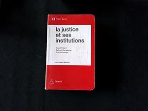 Seller image for La Justice et ses institutions. for sale by Antiquariat Bookfarm
