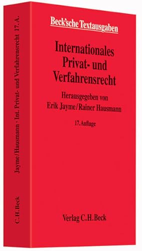 Seller image for Internationales Privat- und Verfahrensrecht: Rechtsstand: 1. August 2014. (Beck'sche Textausgaben). Rechtsstand: 1. August 2014. for sale by Antiquariat Bookfarm