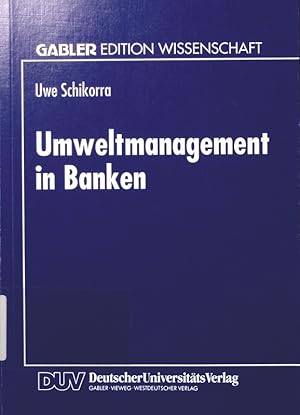Bild des Verkufers fr Umweltmanagement in Banken zum Verkauf von Antiquariat Bookfarm