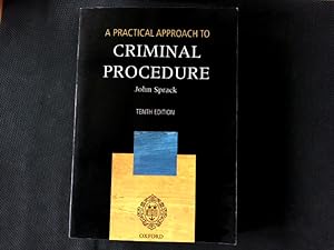 Bild des Verkufers fr A Practical Approach to Criminal Procedure. (Practical Approach S.). zum Verkauf von Antiquariat Bookfarm