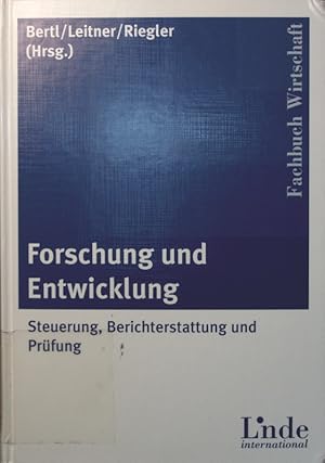 Seller image for Forschung und Entwicklung Steuerung, Berichterstattung und Prfung for sale by Antiquariat Bookfarm