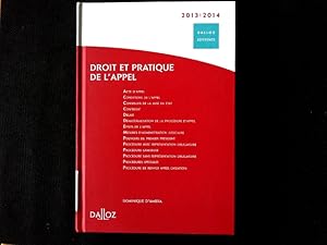 Seller image for Droit et pratique de l'appel 2013/ 2014. for sale by Antiquariat Bookfarm