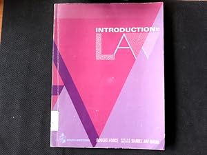 Bild des Verkufers fr Introduction to Law. zum Verkauf von Antiquariat Bookfarm