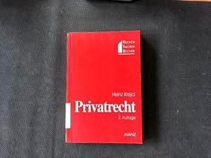 Bild des Verkufers fr Privatrecht. Manz-Rechtstaschenbcher. zum Verkauf von Antiquariat Bookfarm