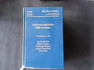 Seller image for Aussereuropische IPR-Gesetze. DNotI, Deutsches Notarinstitut ; Max-Planck-Institut fr Auslndisches und Internationales Privatrecht. for sale by Antiquariat Bookfarm