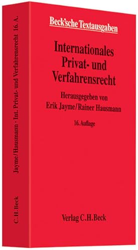 Immagine del venditore per Internationales Privat- und Verfahrensrecht: Rechtsstand: 1. Juli 2012 venduto da Antiquariat Bookfarm