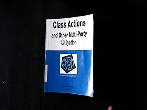 Seller image for Class Actions and Other Multi-party Litigation in a Nutshell. for sale by Antiquariat Bookfarm