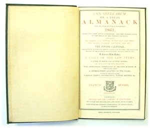 Seller image for Vox Stellarum, or, A Loyal Almanack for the Year of Human Redemption 1861 for sale by PsychoBabel & Skoob Books