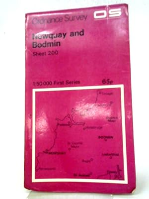 Imagen del vendedor de Ordnance Survey Map Sheet 200 Newquay and Bodmin a la venta por World of Rare Books