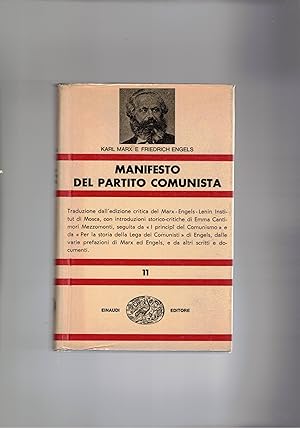Immagine del venditore per Manifesto del partito comunista. Traduzione dall'edizione critica Coll. Nue n 11. venduto da Libreria Gull
