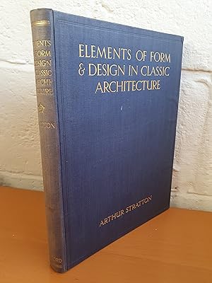 Immagine del venditore per Elements of Form and Design in Classic Architecture venduto da D & M Books, PBFA