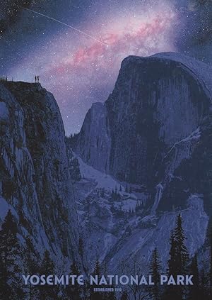 Image du vendeur pour Yosemite National Park El Capitan Half Dome Rocks California USA Postcard mis en vente par Postcard Finder