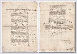 Letter signed "payment order dated 1499"