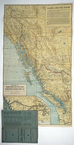 Map of Alaska and the Yukon. Canadian Rockies and the Triangle Tour of British Columbia