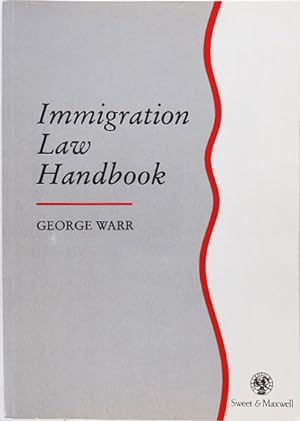 Bild des Verkufers fr Immigration Law Handbook. zum Verkauf von Entelechy Books