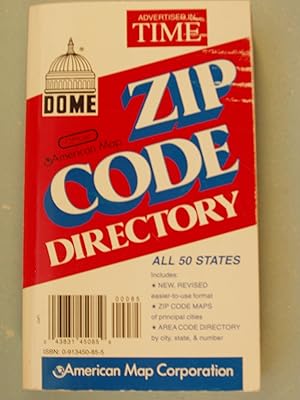 Bild des Verkufers fr Dome Official American Map Zip Code Directory zum Verkauf von PB&J Book Shop