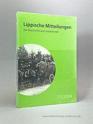 Seller image for Lippische Mitteilungen aus Geschichte und Landeskunde. 73. Band. for sale by Bibliotheca Botanica