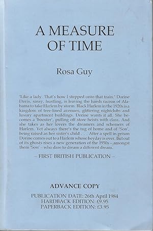 Seller image for A measure of time for sale by Black Voices