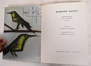 Image du vendeur pour Bernard Buffet: Werkverzeichnis, Der Lithographien 1952-1966 mis en vente par Mullen Books, ABAA