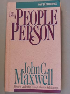 Image du vendeur pour Be a People Person mis en vente par PB&J Book Shop