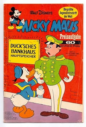 Bild des Verkufers fr Micky Maus, Einzelhefte vom Jahrgang 1966, Nummern 8, 9, 41, 42. zum Verkauf von Kunze, Gernot, Versandantiquariat