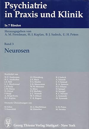 Seller image for Neurosen. bearb. von N. C. Andreasen, Hl L. Ansbacher, J. E. Bell u.a. . / Psychiatrie in Praxis und Klinik ; Bd. 3. for sale by Fundus-Online GbR Borkert Schwarz Zerfa