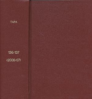 Bild des Verkufers fr Transactions of the American Philological Association. Vol. 136/137. zum Verkauf von Fundus-Online GbR Borkert Schwarz Zerfa