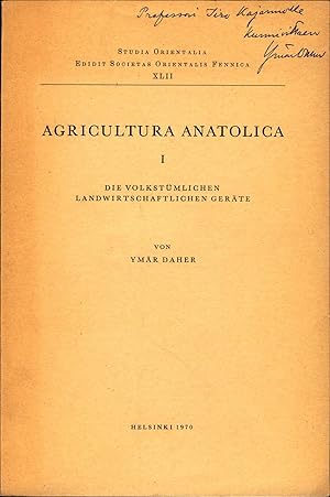 Agricultura Anatolica Teil: 1, Die volkstümlichen landwirtschaftlichen Geräte