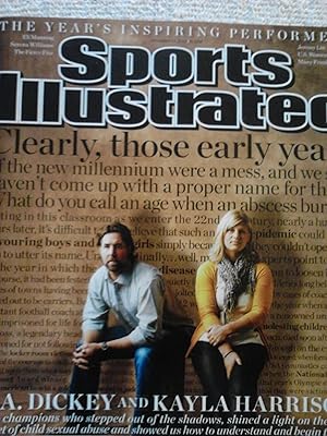 Sports Illustrated [Magazine]; Vol. 117, No. 24, December 17, 2012; R. A. Dickey & Kayla Harrison...