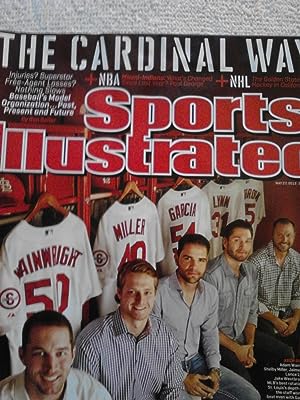 Bild des Verkufers fr Sports Illustrated [Magazine]; Vol. 118, No. 22, May 27, 2013; St. Louis Cardinal's Starting Rotation on Cover [Periodical] zum Verkauf von The Librarian's Books