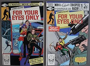 Image du vendeur pour 007 JAMES BOND, FOR YOUR EYES ONLY - Official Color COMIC BOOK Set #1 and #2. mis en vente par Comic World